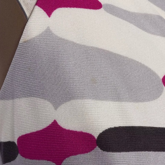 Trina Turk Silk Halter Abstract Print Sheath Dress - Picture 8 of 8